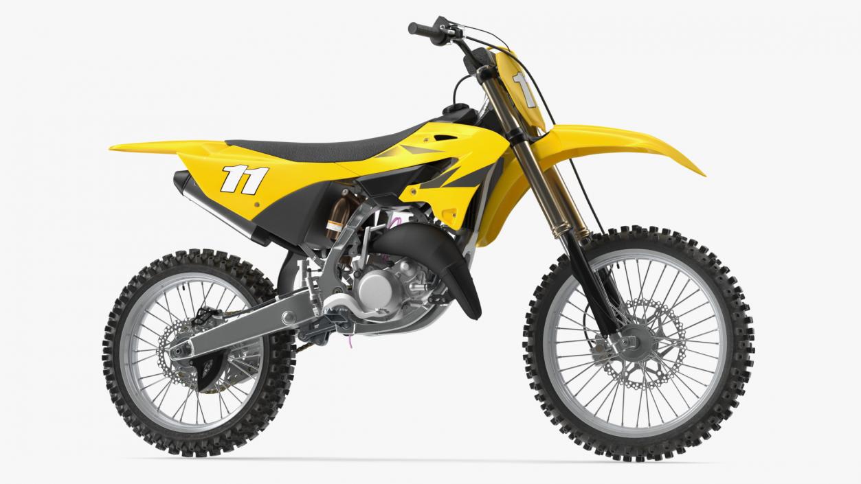 3D model Motocross Motorcycle