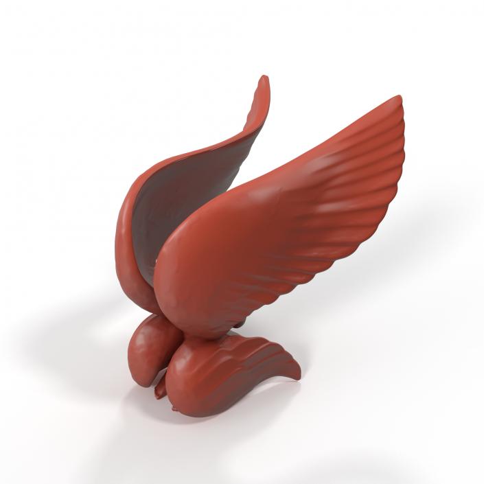 Praying Seraph Figure for 3D Print 3D model