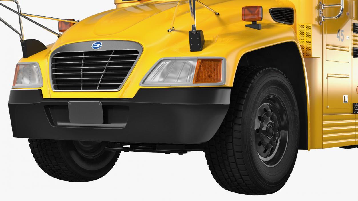 Blue Bird Vision School Bus 3D