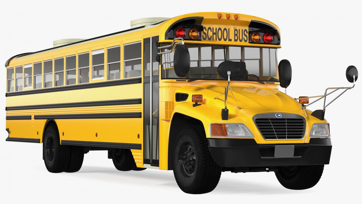 Blue Bird Vision School Bus 3D