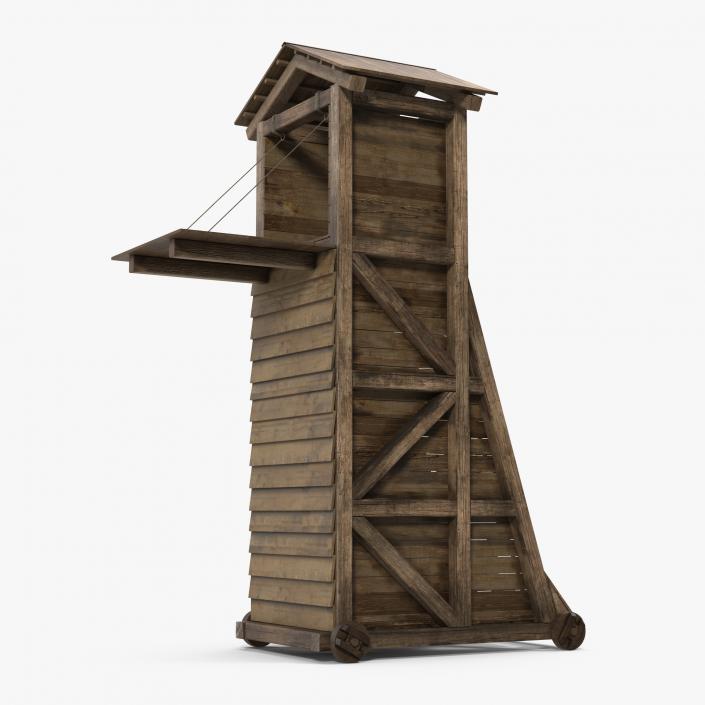 3D Medieval Siege Weapons Collection model