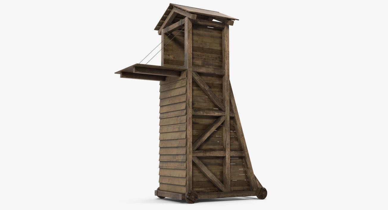 3D model Medieval Siege Tower