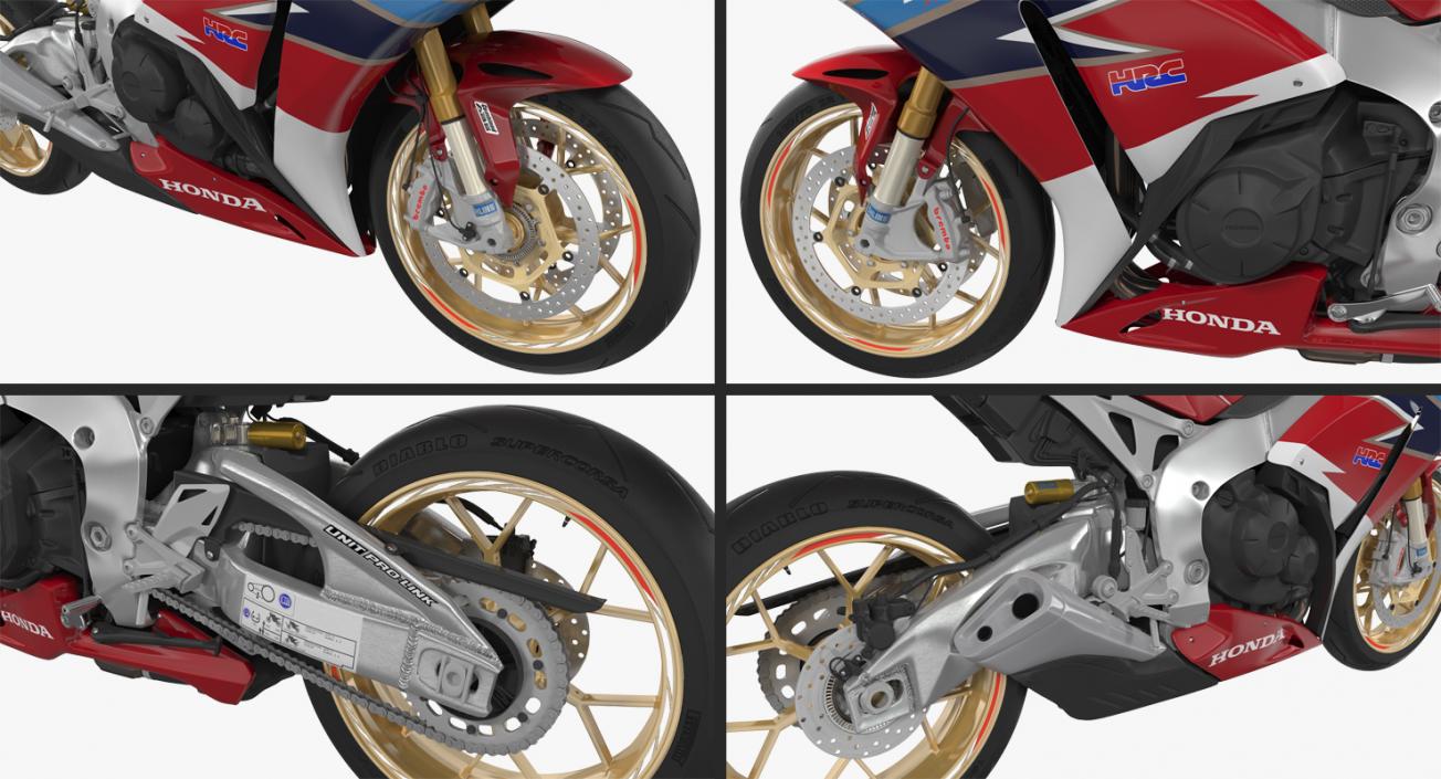 3D Honda CBR 1000RR Fireblade 2016