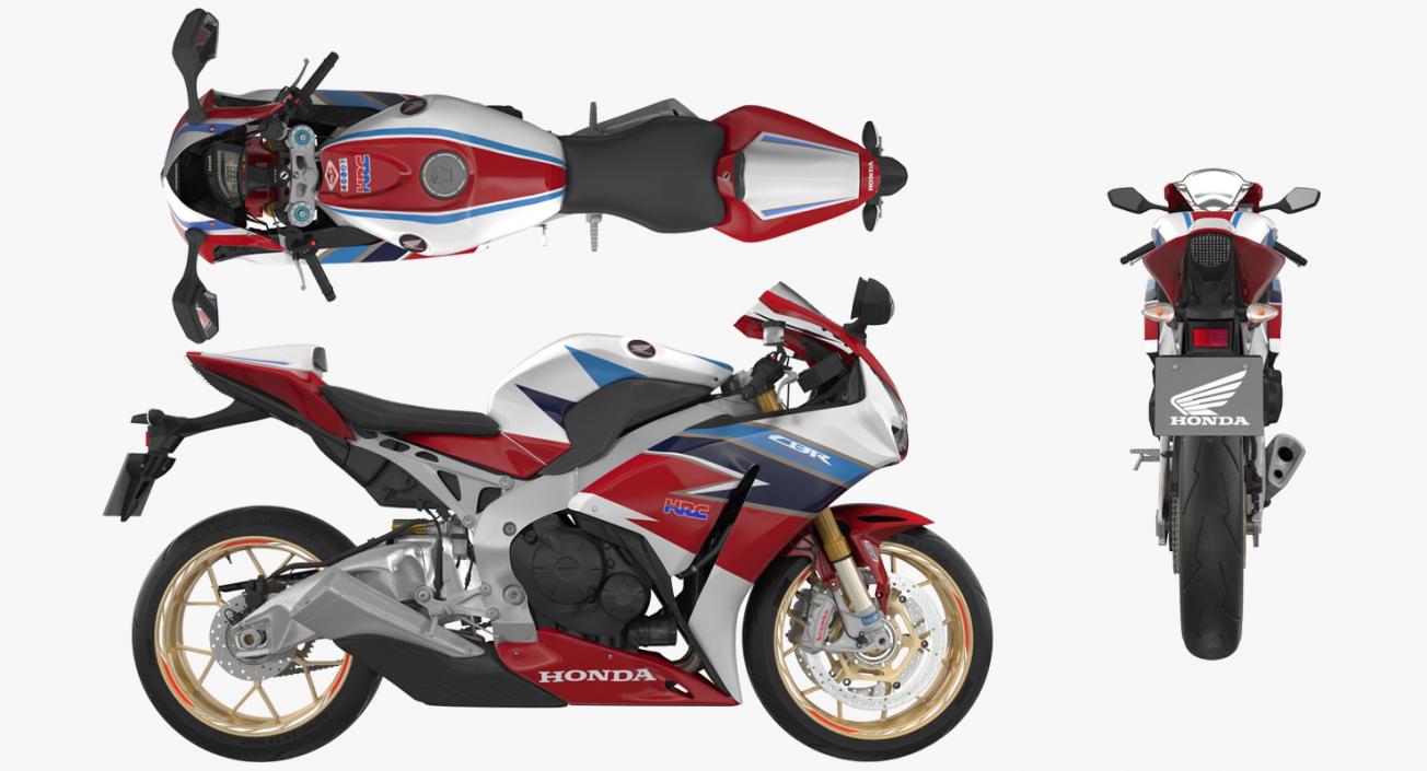 3D Honda CBR 1000RR Fireblade 2016