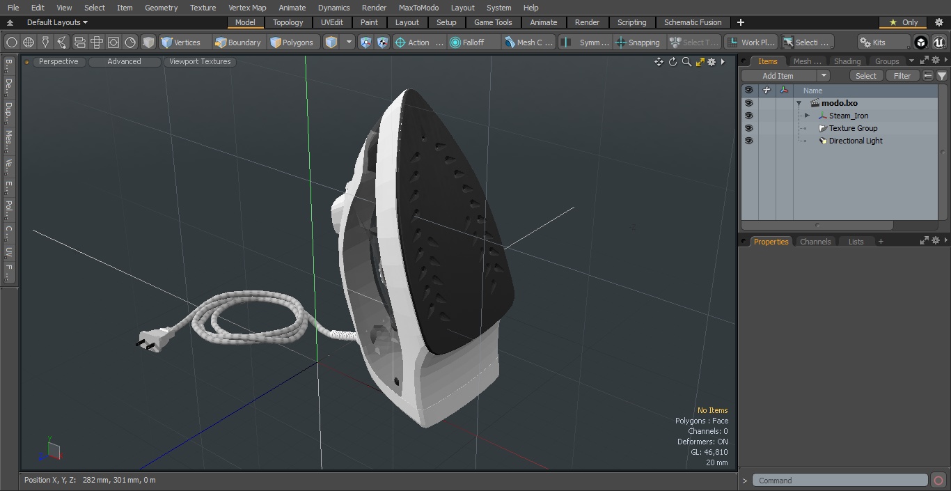 3D Steam Iron(1) model