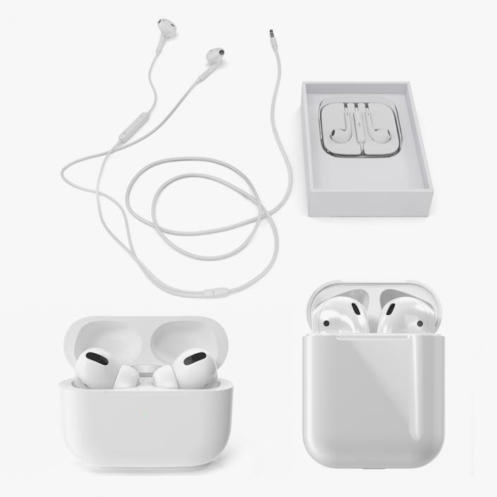 3D Apple EarPods Collection 2