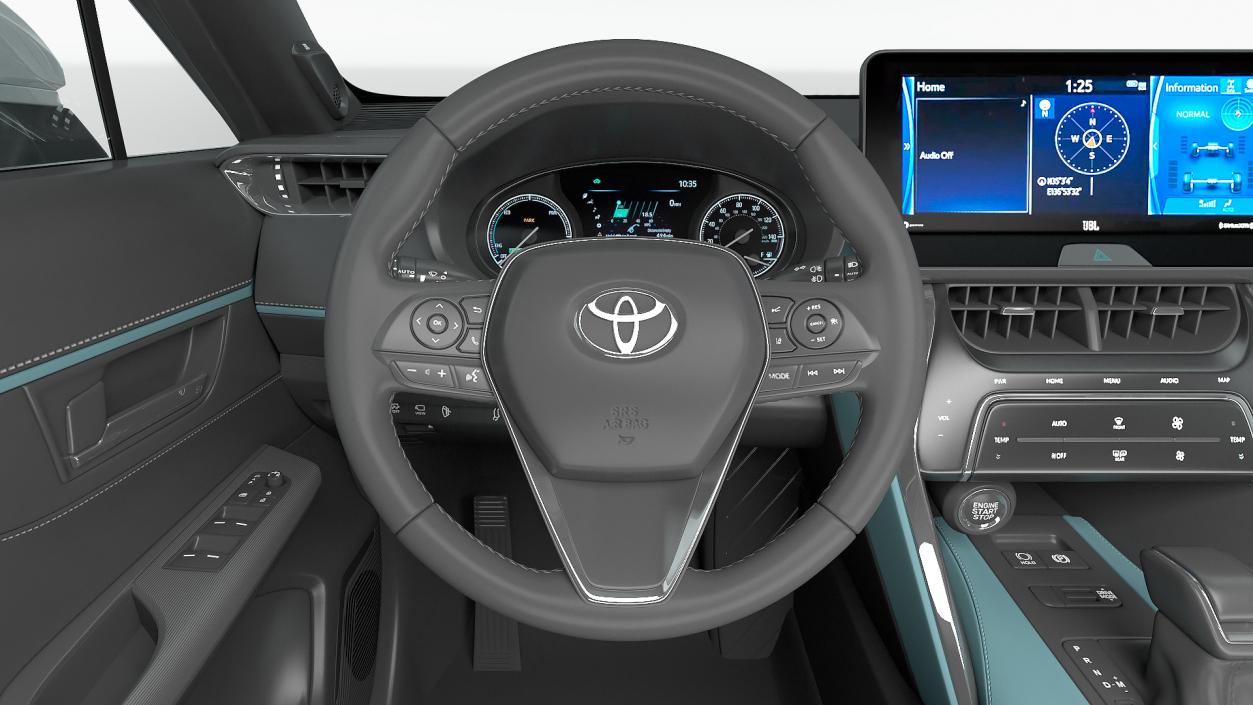 3D Hybrid SUV Toyota Venza model