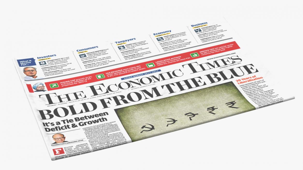 3D model Newspaper Stack