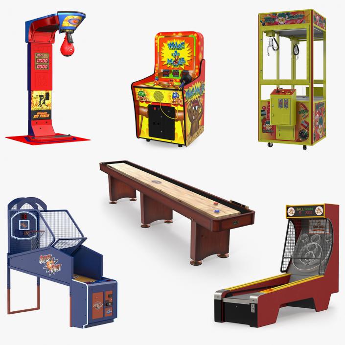 3D model Arcade Games Collection 4