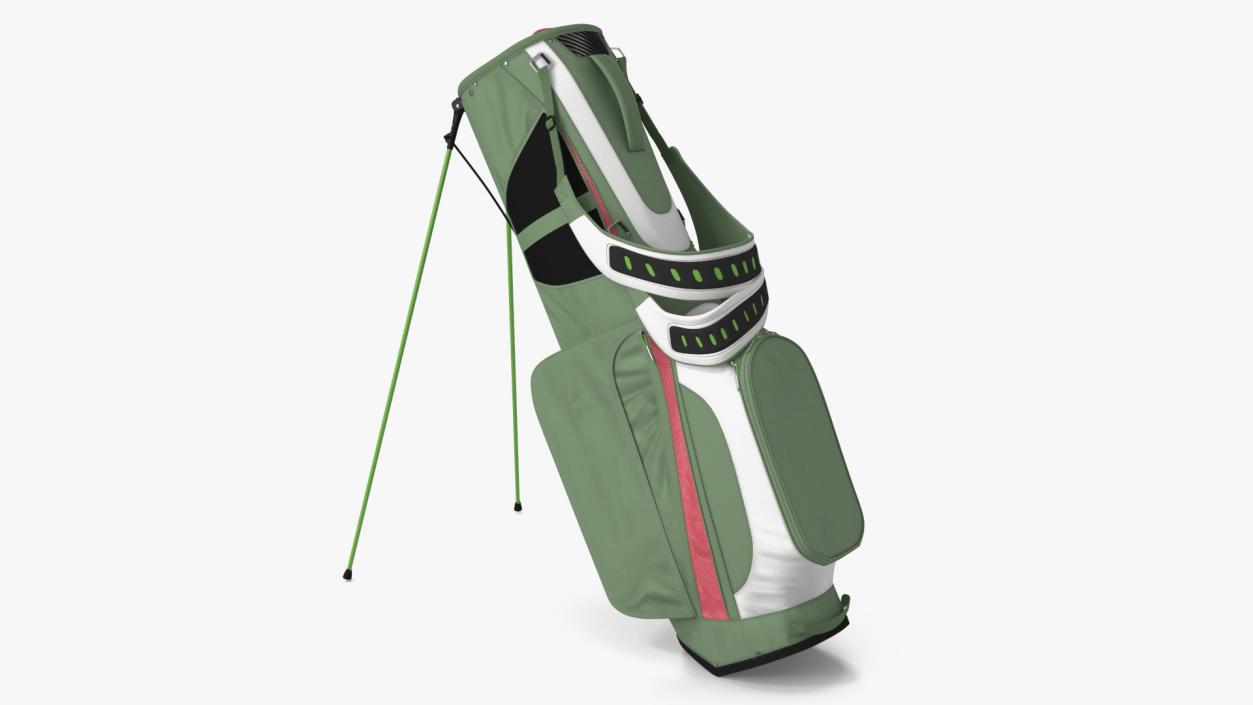 Golf Bag with Stand 3D model