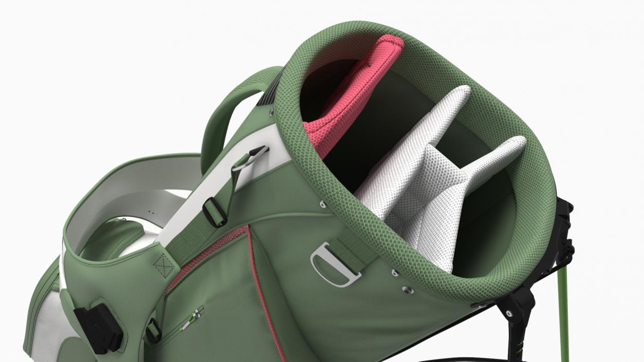 Golf Bag with Stand 3D model