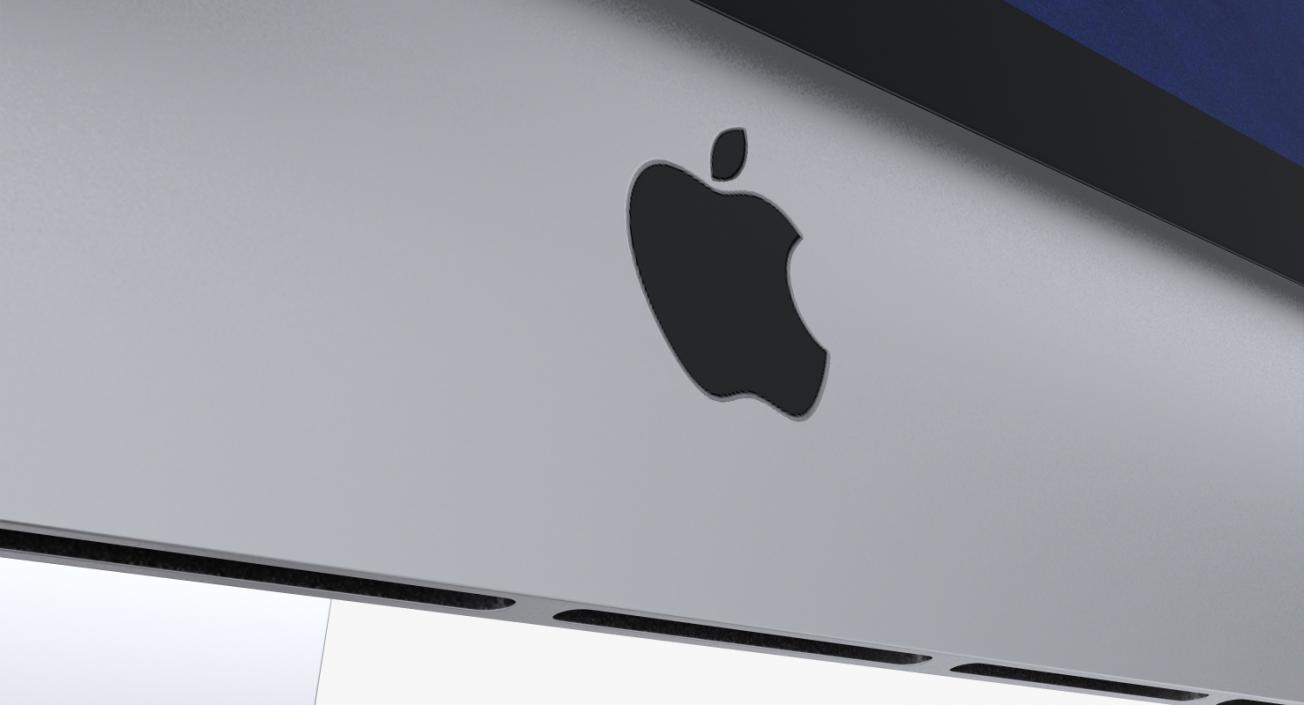 iMac Retina 5K Display Silver 3D model