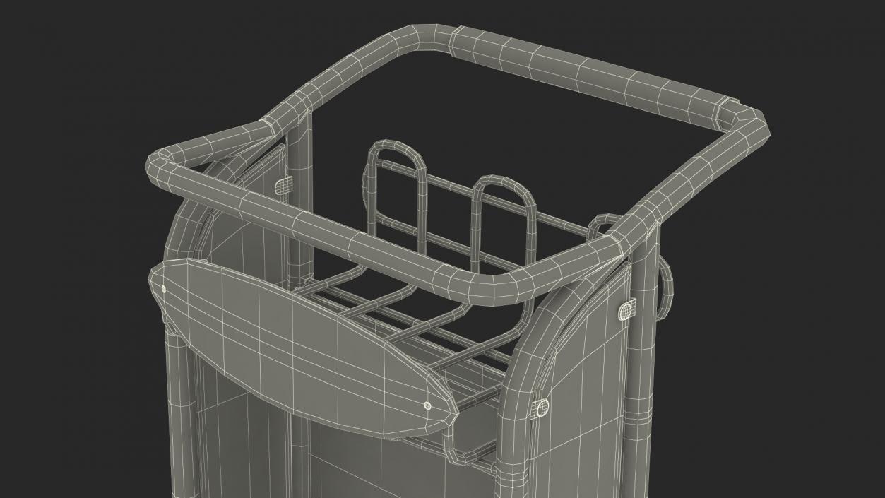 3D Smartecarte Airport Cart Management Unit with Carts