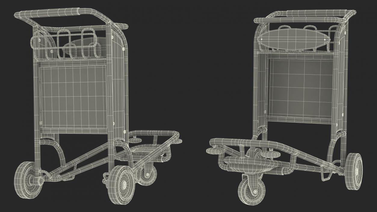 3D Smartecarte Airport Cart Management Unit with Carts