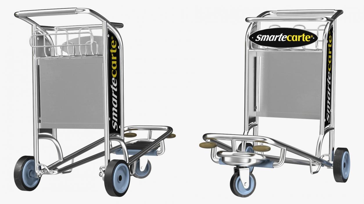 3D Smartecarte Airport Cart Management Unit with Carts