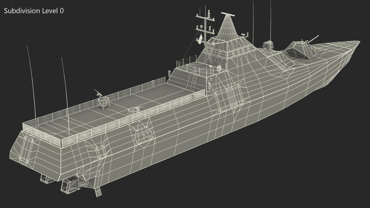 Ship Class Corvette 3D model