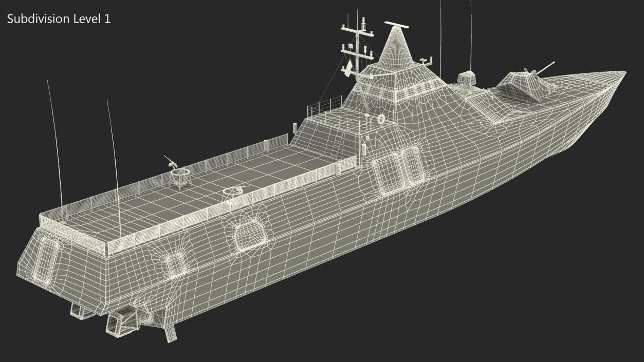 Ship Class Corvette 3D model