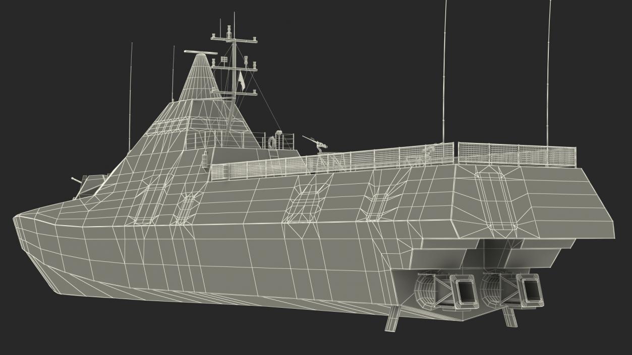 Ship Class Corvette 3D model