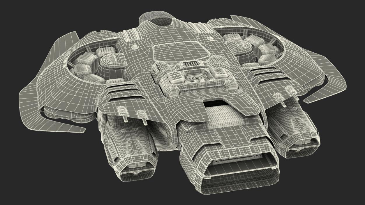 3D Sci Fi Spacecraft Collection model