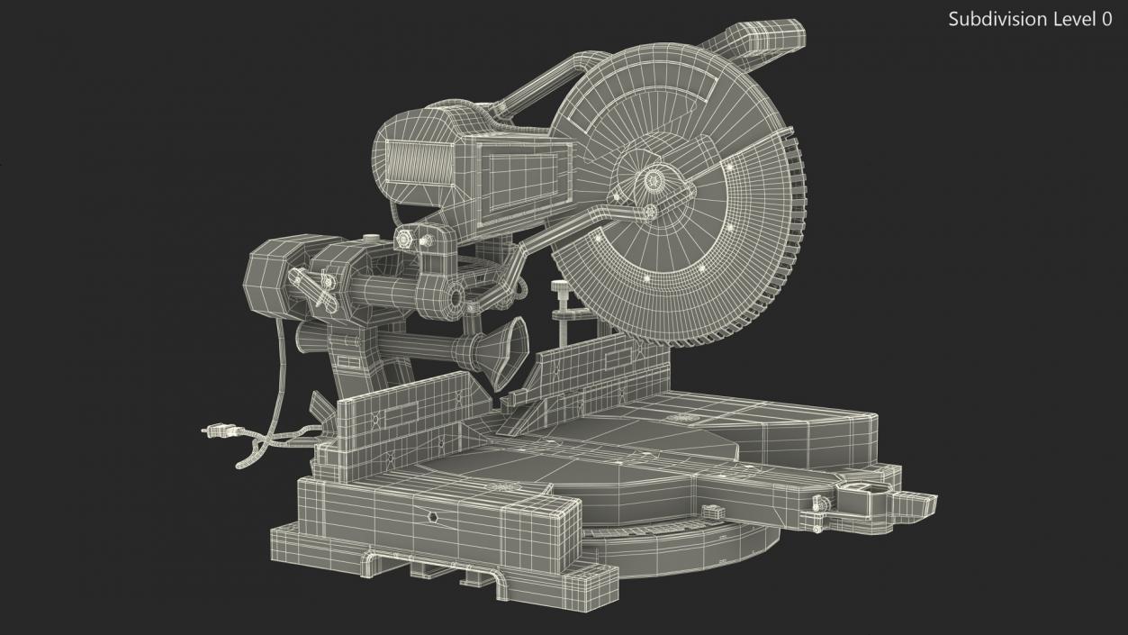 3D model Compound Miter Saw Dewalt