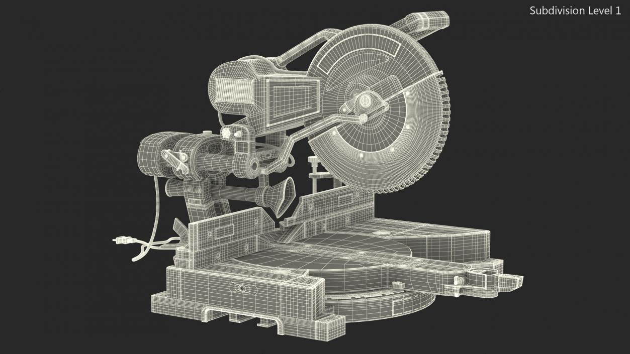 3D model Compound Miter Saw Dewalt