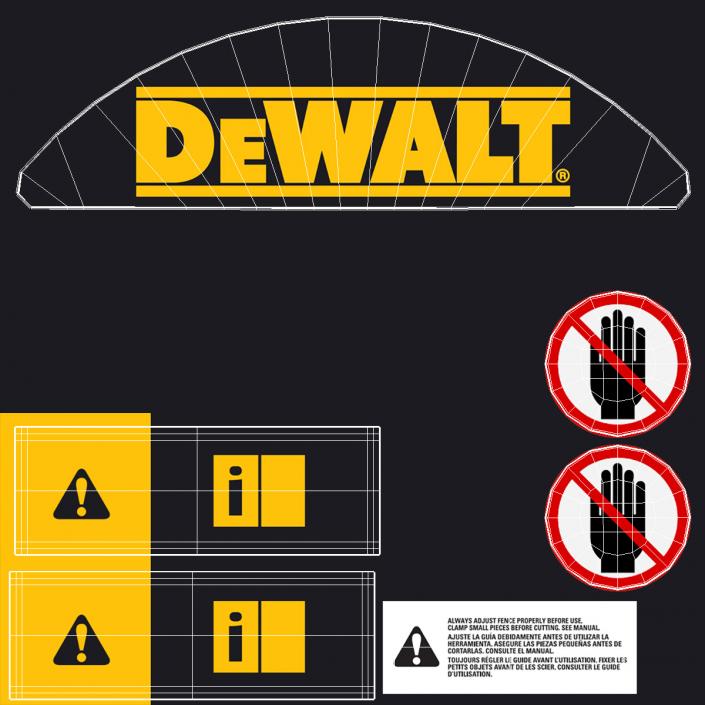 3D model Compound Miter Saw Dewalt