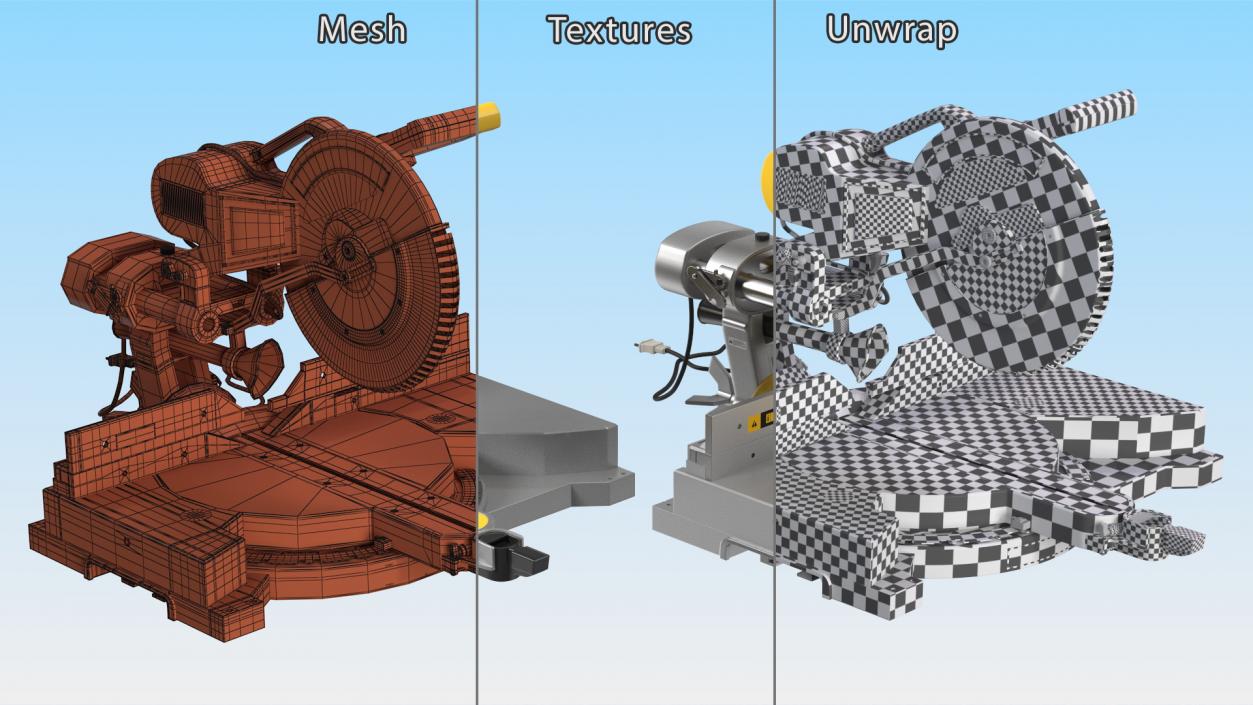 3D model Compound Miter Saw Dewalt