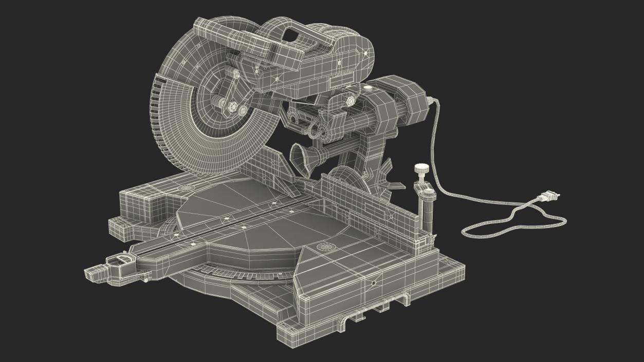 3D model Compound Miter Saw Dewalt