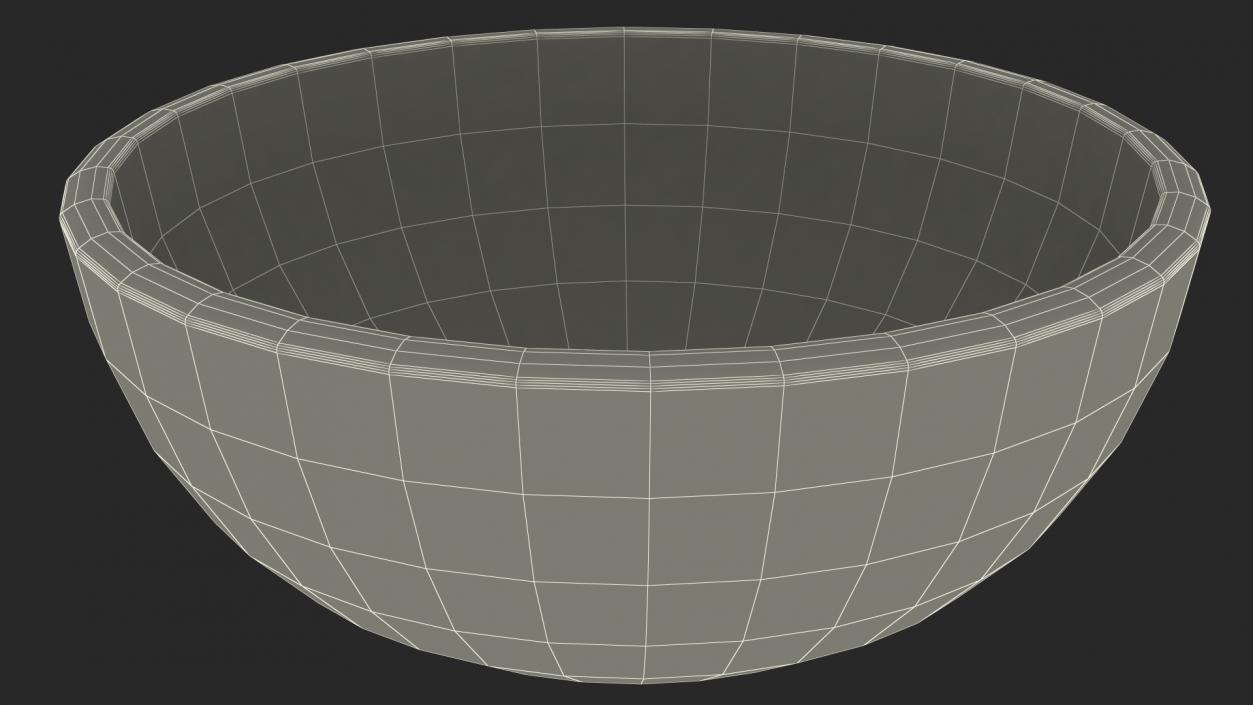 3D model Full Plate of Split Mung Beans