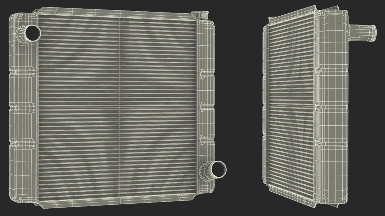 3D Car Aluminum Radiator