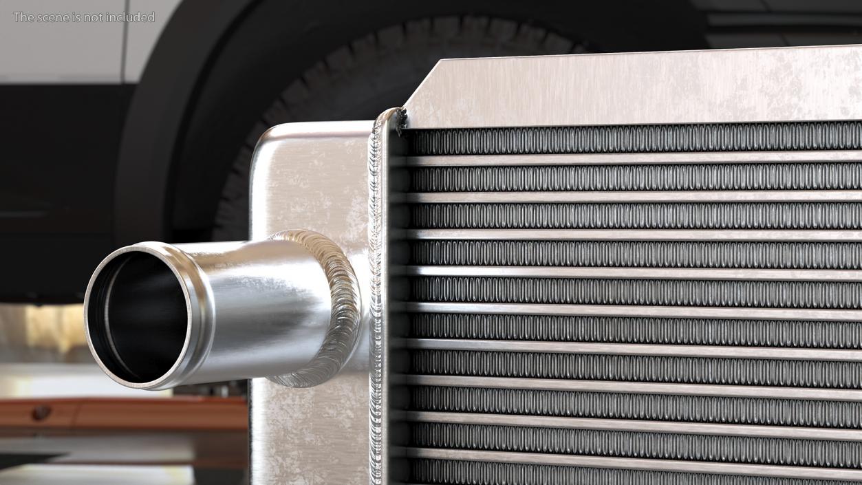 3D Car Aluminum Radiator