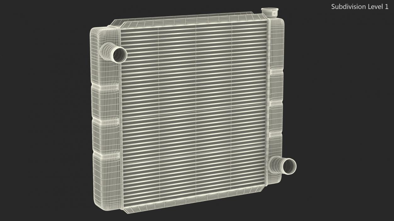 3D Car Aluminum Radiator