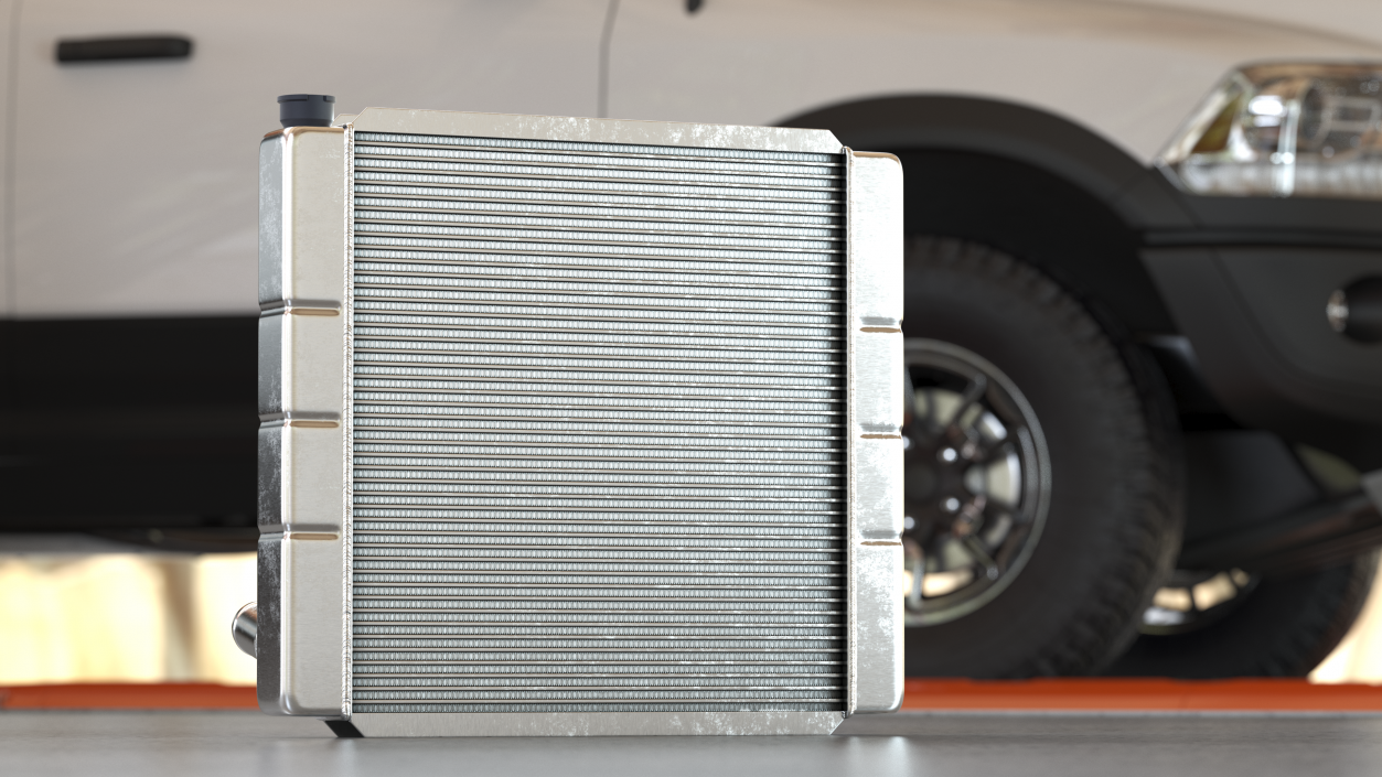 3D Car Aluminum Radiator