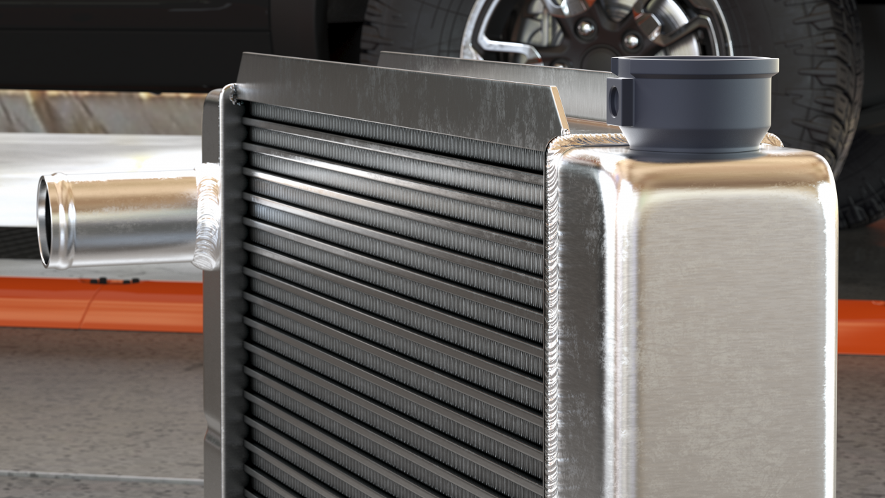 3D Car Aluminum Radiator