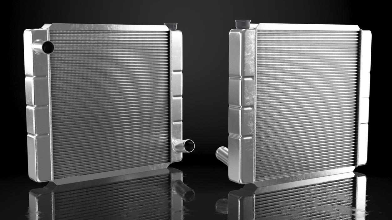 3D Car Aluminum Radiator