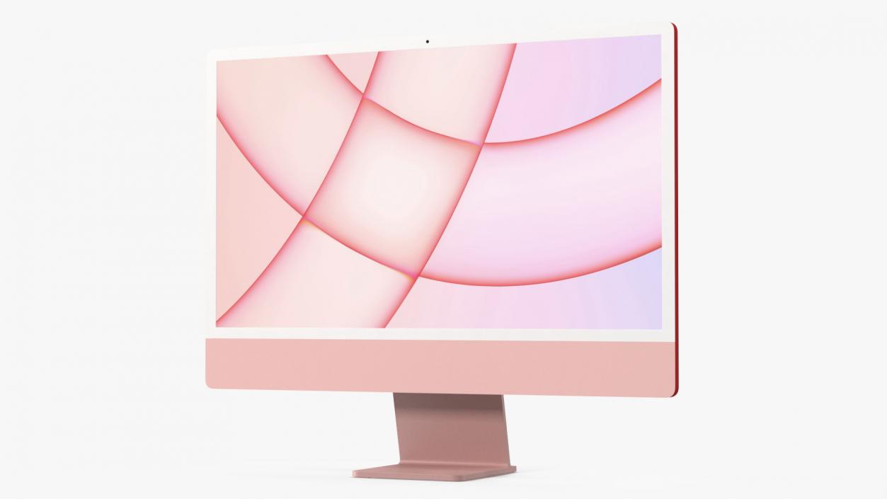 3D model Apple iMac 2021 Pink