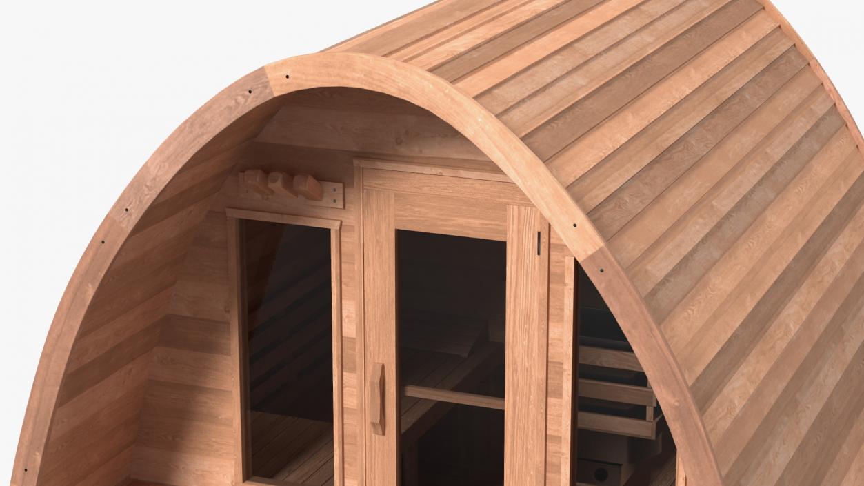 Mini Pod Outdoor Sauna 3D