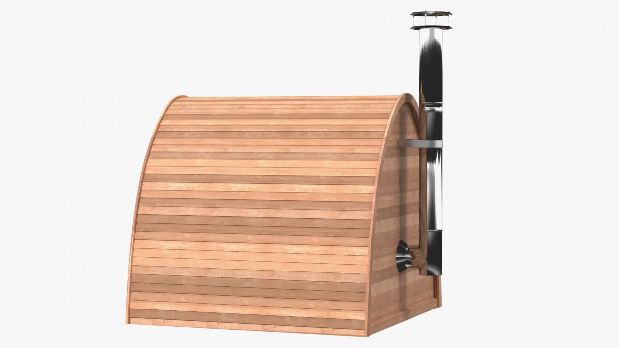 Mini Pod Outdoor Sauna 3D