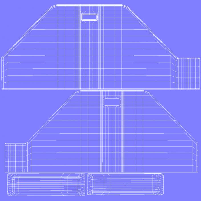 File Organizer Plastic Transparent 3D model