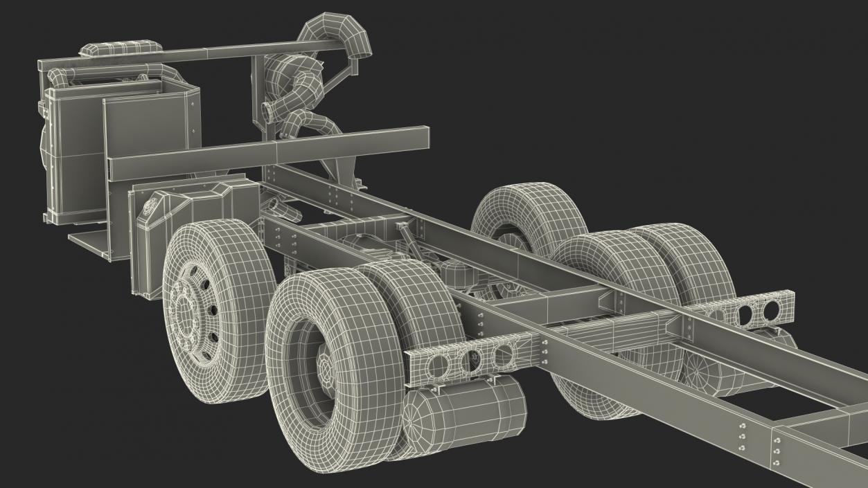 Volvo 9900 Bus Chassis 3D