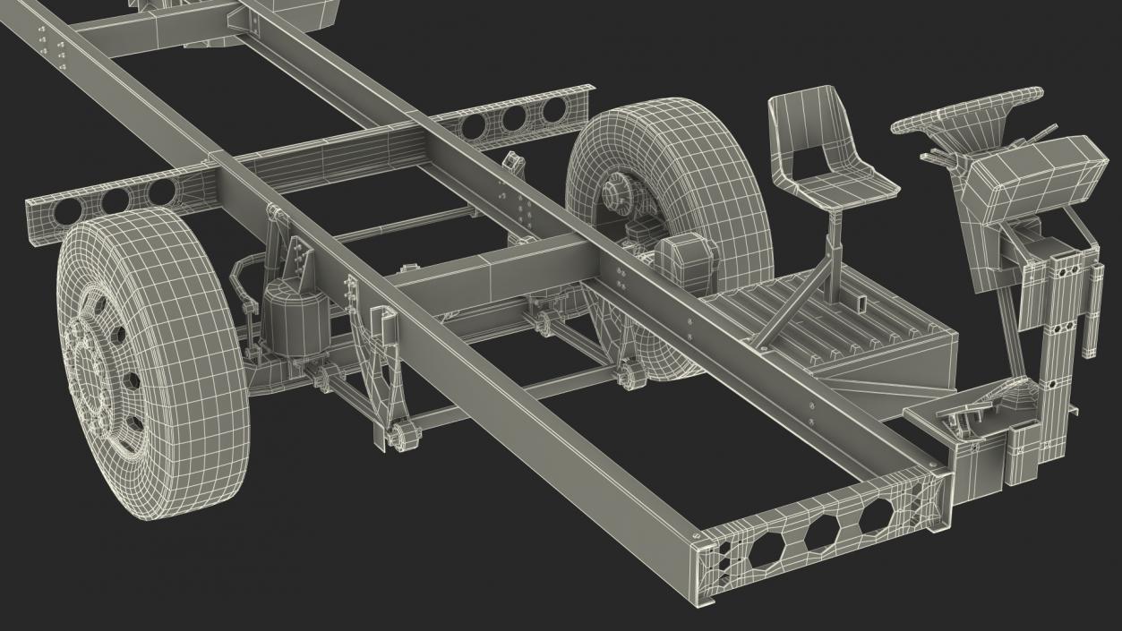 Volvo 9900 Bus Chassis 3D