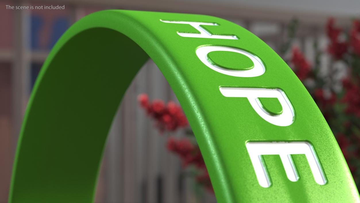 3D model Hope Rubber Bracelet