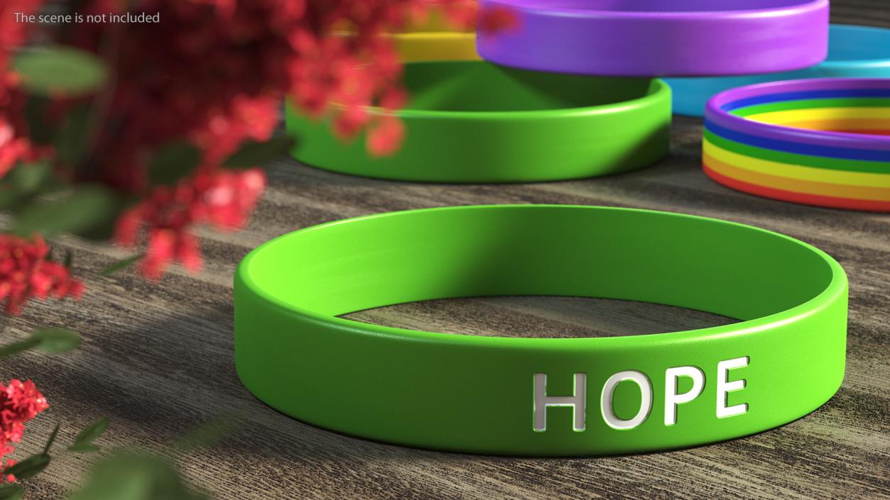 3D model Hope Rubber Bracelet