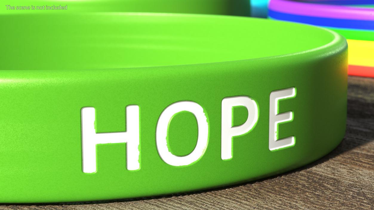 3D model Hope Rubber Bracelet