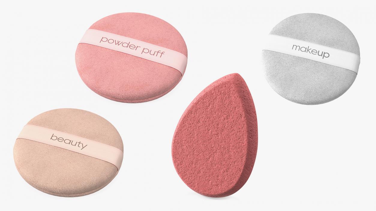 3D model Makeup Sponges Collection