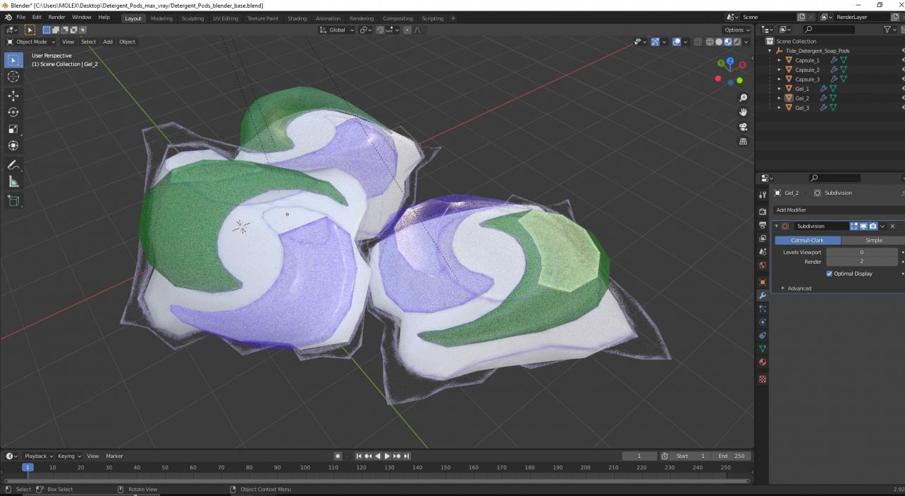 Detergent Pods 3D model