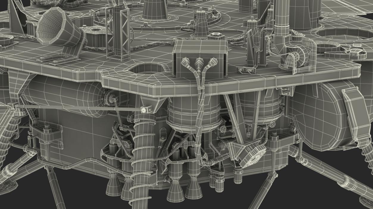 InSight Mars Lander 3D model