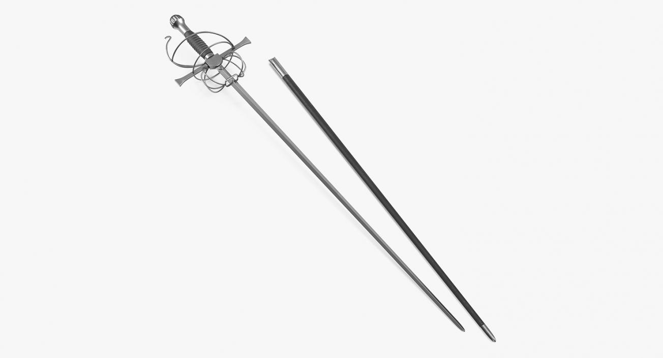 3D Rapier with Sheath model