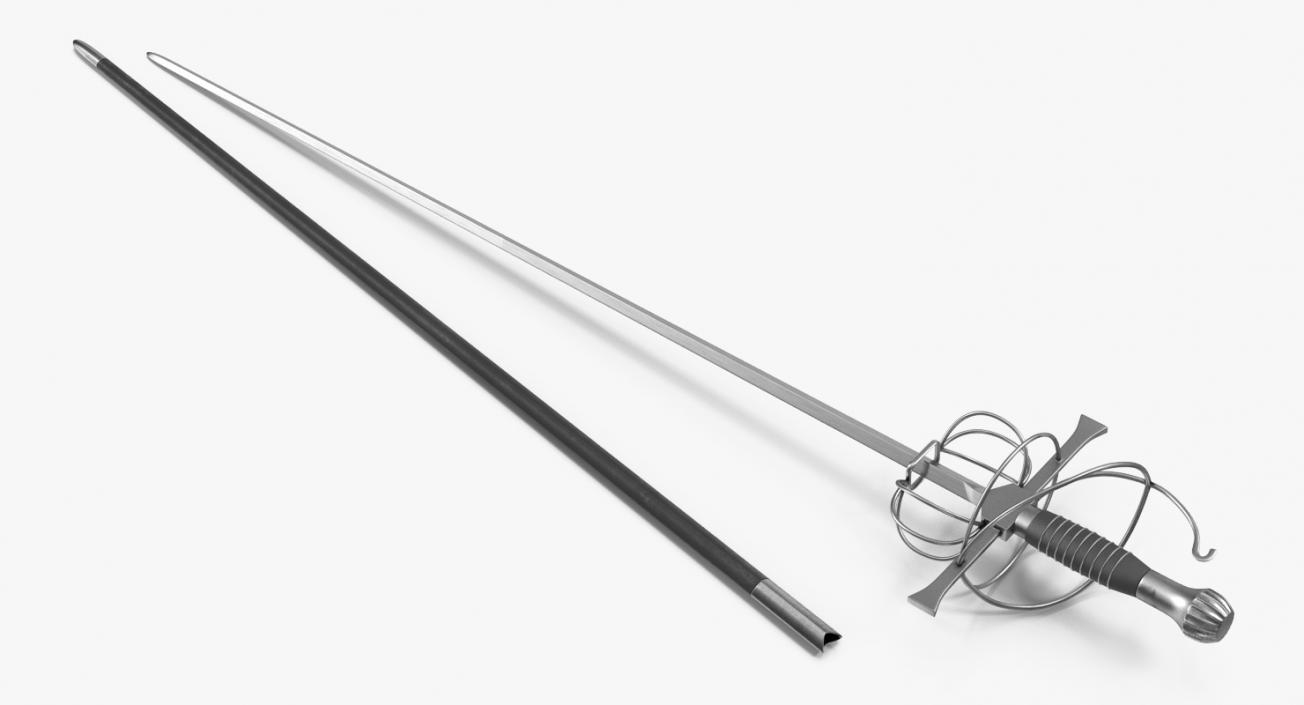 3D Rapier with Sheath model