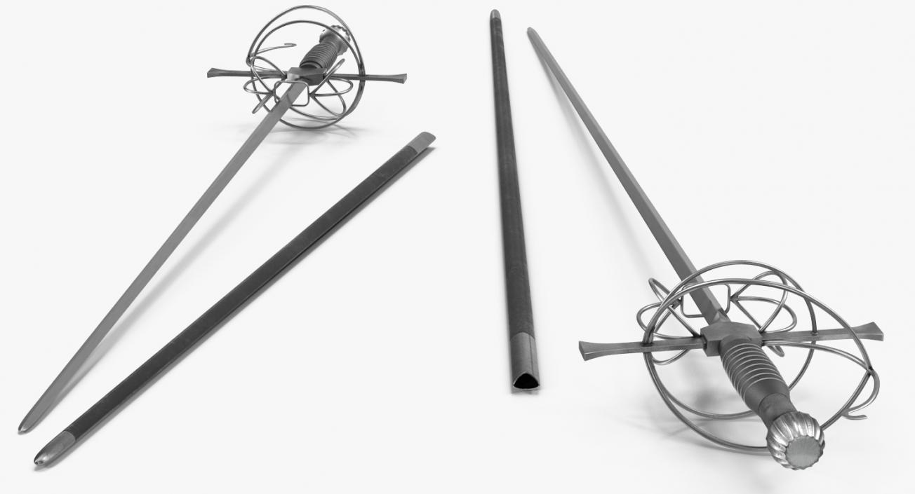 3D Rapier with Sheath model